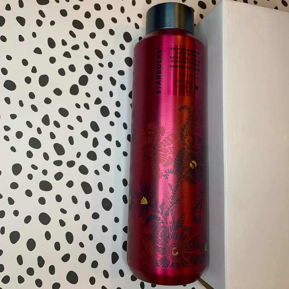 Starbucks Water bottle Floral Pink Summer 2020
